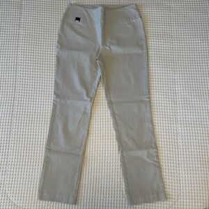 Lisette L Montreal slim stretch pants size 4, beige